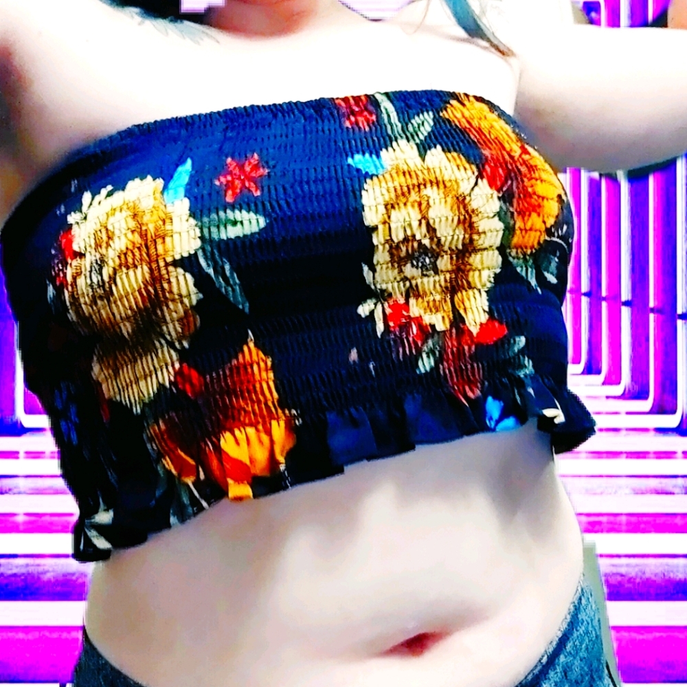 Floral Crop Top